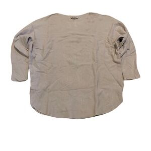 Vila Milano Cream Knit Sweater Size S